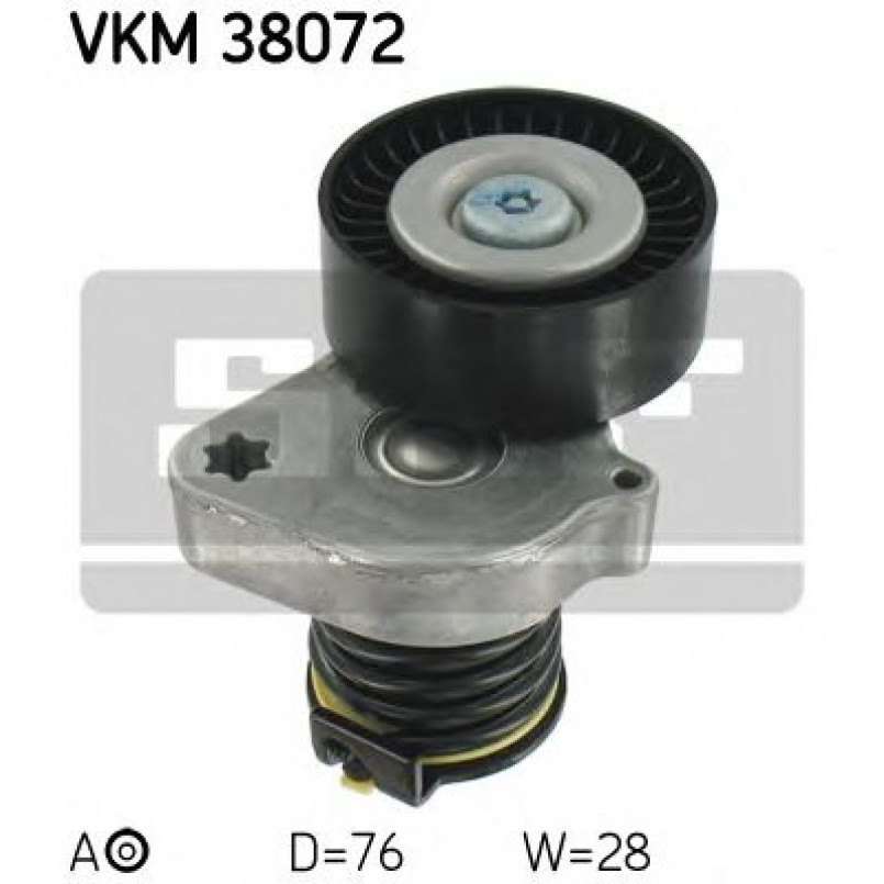 VKM 38072 SKF Натягувач поліклинового ременя